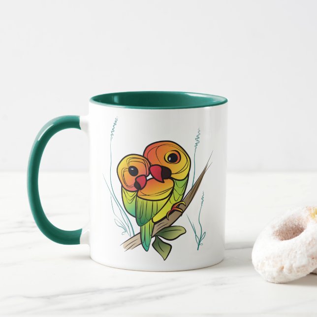 Taza Perros inseparables (Con donut)
