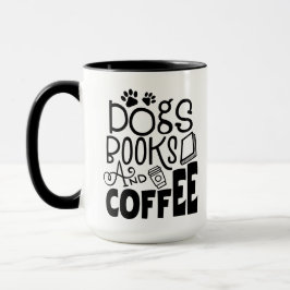 Taza Perros, libros y café