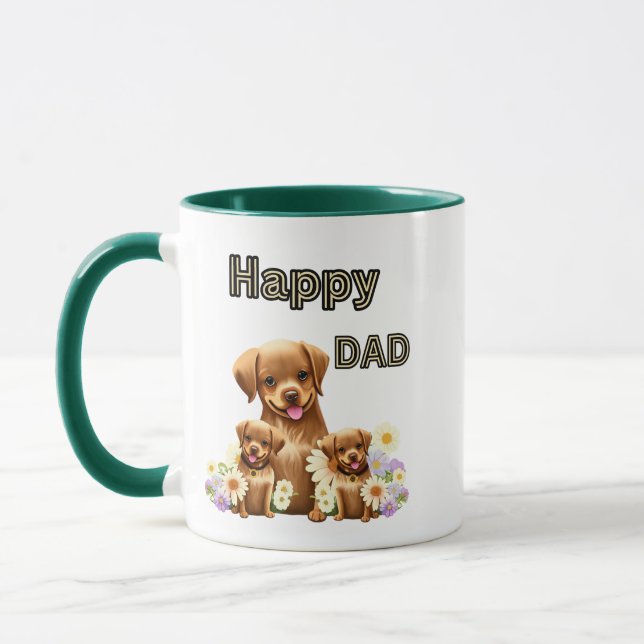 Taza Perros marrones agudos (Izquierda)