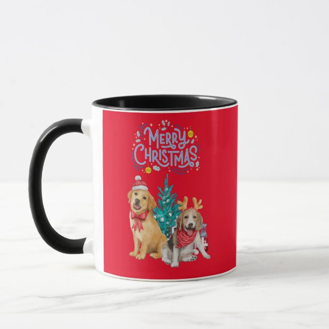 Taza Perros navidades atracadores (Izquierda)