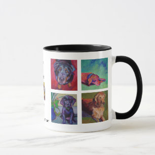 Taza PERROS, PERROS, PERROS • ¡Una pintura ajustó