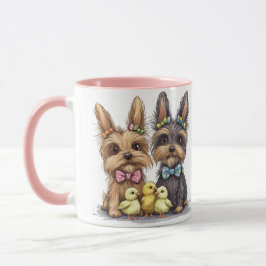 Taza Perros Terrier de Easter Yorkshire