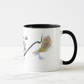 Taza persa de la caligrafía de Hafez