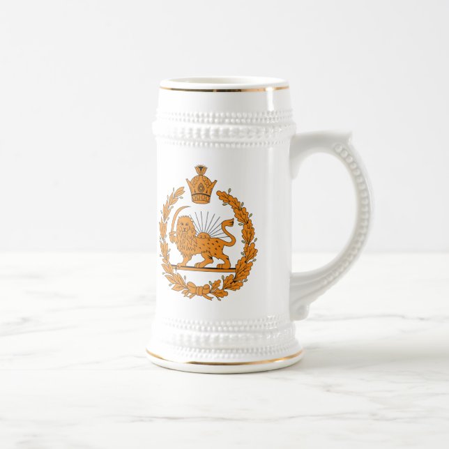 Taza persa del escudo de armas (Derecha)