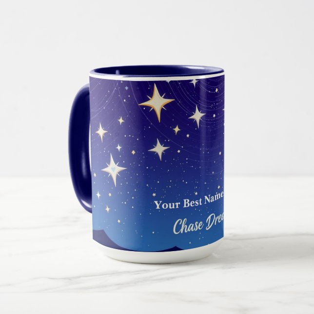 Taza Persigue Estrellas de Sueños (Anverso izquierdo)