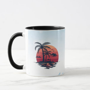 Taza Persiguiendo atardeceres para siempre Palma tropic