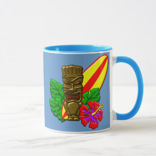 Taza Persona que practica surf de Hawaii de la hawaiana