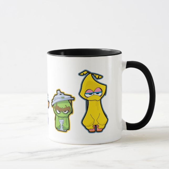 Taza Personajes de Sesame Street Zombies (Derecha)