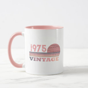 Taza Personaliazada cincuenta vintage fiesta de cumplea