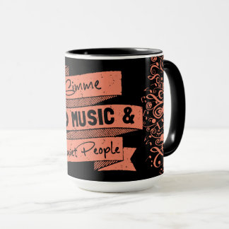 Taza Personalidad introvertida música alta silenciosa