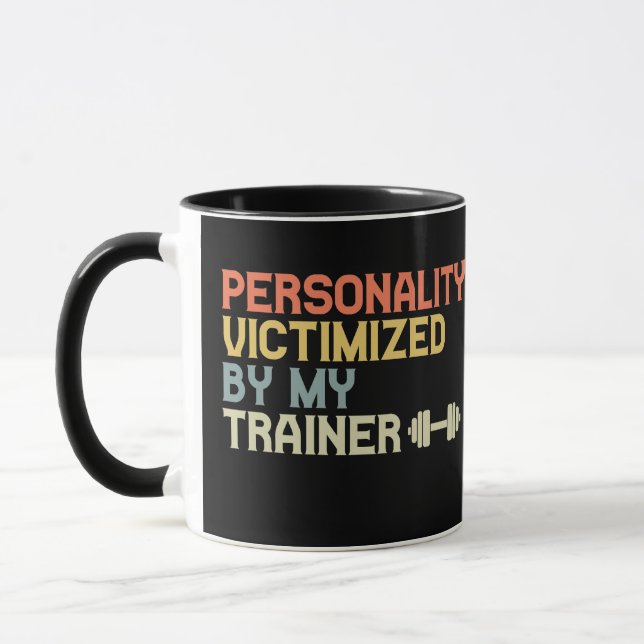 Taza Personalidad victimizada por mi amabilidad diverti (Izquierda)