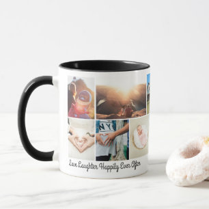 Taza Personaliza Amor Risa Felices Para Siempre