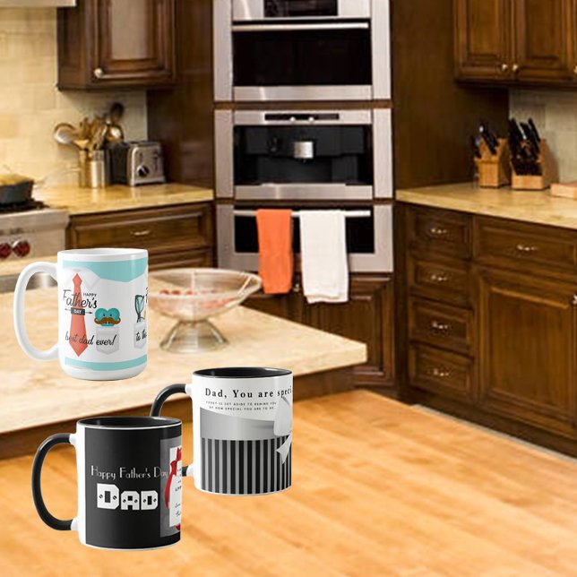 Taza Personaliza el Día de los Padres Felices de la Roj (Subido por el creador)