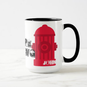 Taza Personaliza Fire Dawg Ringer Mug