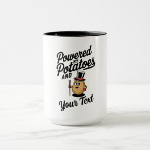 Taza Personalizable Alimentado Por Patatas