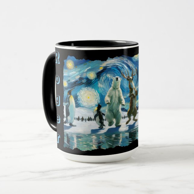 Taza personalizable "Baile de la Línea Ártica" (Anverso izquierdo)