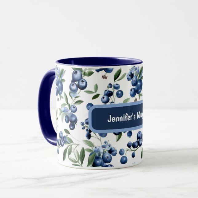 Taza Personalizable Blueberry Mug (Anverso izquierdo)