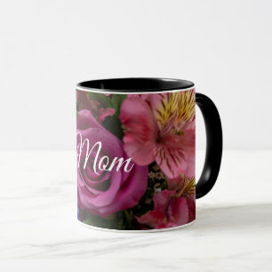 Taza Personalizable Bouquet Flowers Mug
