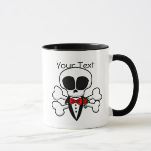 Taza Personalizable completo Skull Groom