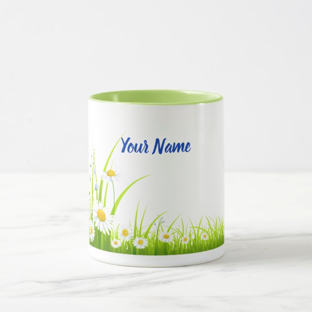 Taza Personalizable de las mareas de primavera (Centro)