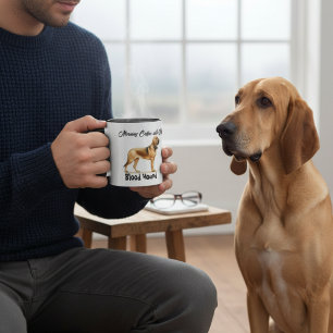 Taza personalizable de sangre marrón de mascota/re