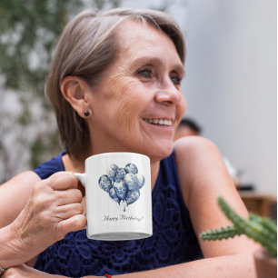 Taza Personalizable Delft Blue Balloons