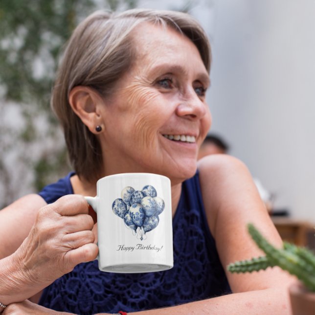 Taza Personalizable Delft Blue Balloons (Subido por el creador)