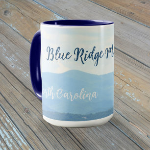 Taza Personalizable fotográfico de las montañas Blue Ri