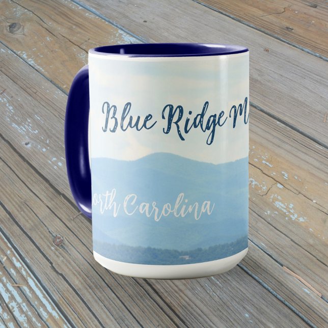 Taza Personalizable fotográfico de las montañas Blue Ri (Subido por el creador)
