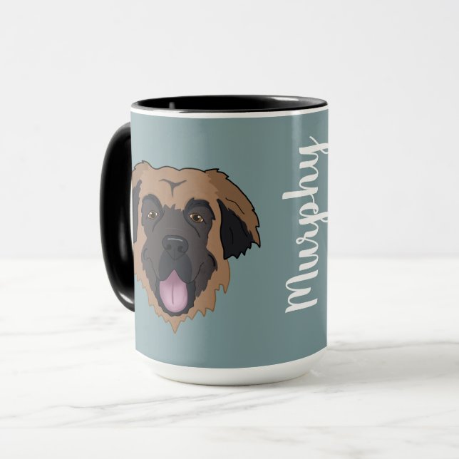 Taza Personalizable Leonberger (Anverso izquierdo)