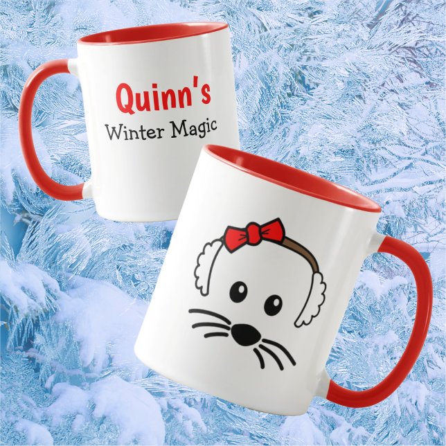 Taza Personalizable Little Mouse Winter Magic (Subido por el creador)