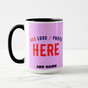 TAZA PERSONALIZABLE MODERNO ELEGANTE MAUVE VERIFICADO M