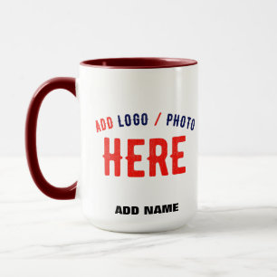 TAZA PERSONALIZABLE MODERNO ESTILO BLANCO VERIFICADO MA