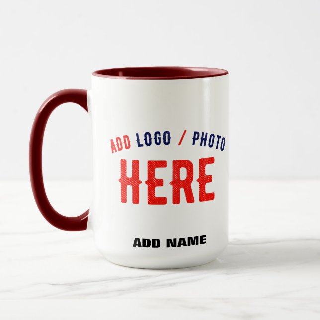 TAZA PERSONALIZABLE MODERNO ESTILO BLANCO VERIFICADO MA (Izquierda)