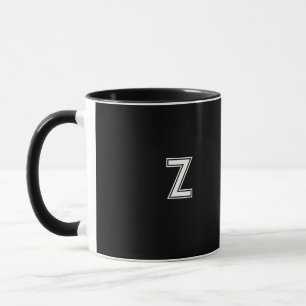 Taza Personalizable negro estilo empotrado personalizad
