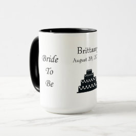 Taza Personalizable Novia será café Mug