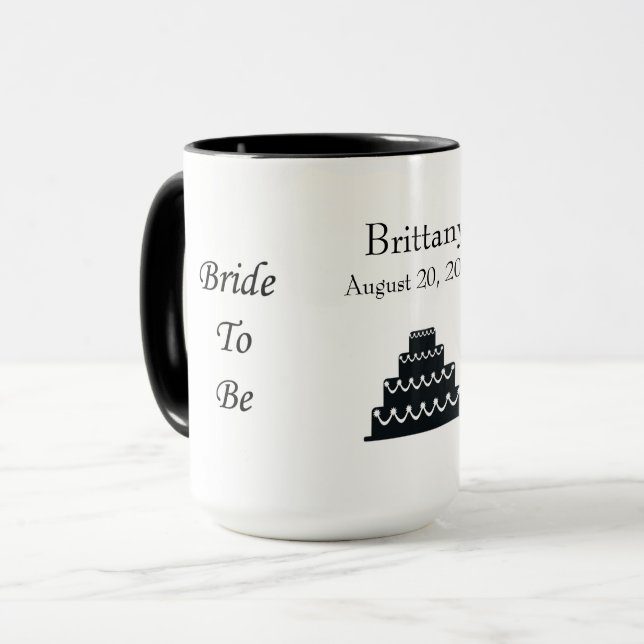 Taza Personalizable Novia será café Mug (Anverso izquierdo)