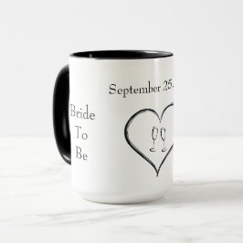 Taza Personalizable Novia será café Mug