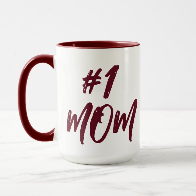 Taza Personalizable número uno mamá cosecha personaliza (Izquierda)