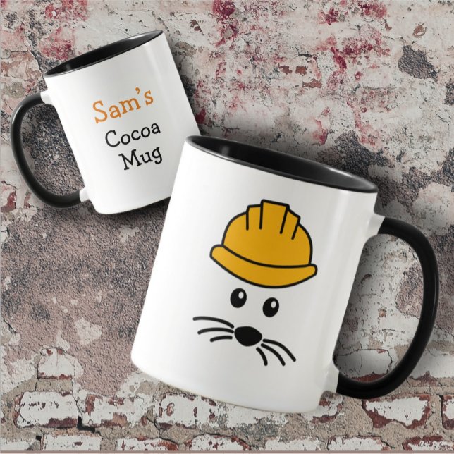Taza Personalizable Pequeño Trabajador de Construcción  (Subido por el creador)