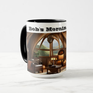 Taza Personalizable personalizado de Java de Bob's Morn
