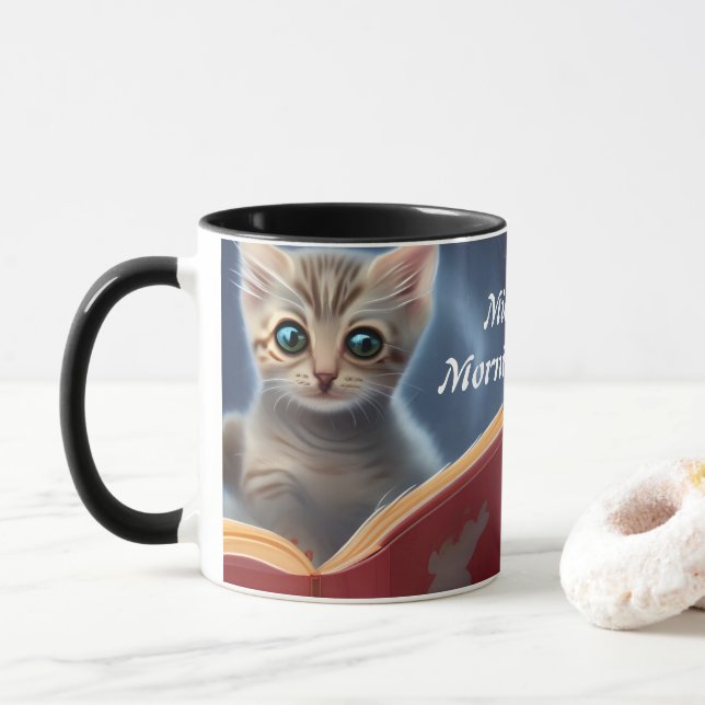 Taza Personalizable personalizado del café de Michele (Con donut)