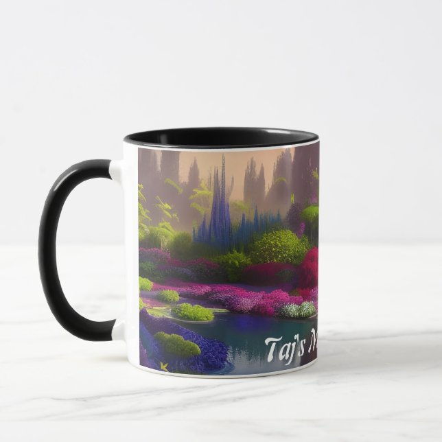 Taza Personalizable personalizado del té de la mañana d (Izquierda)