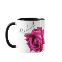 Personalizable Raquel nombre rosa rosado caliente 