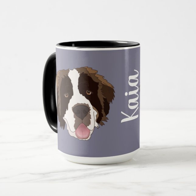 Taza Personalizable Saint Bernard (Anverso izquierdo)