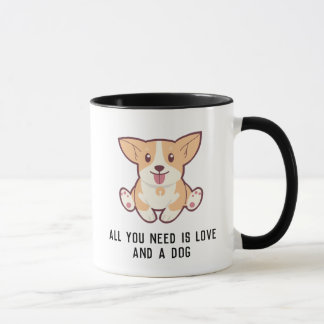 Taza Personalizable Todo lo que Necesitas es un Perro -