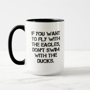Taza Personalizable Volar No Nadar