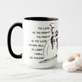 Taza Personalizable "WARRIORs SOUL" 15 oz