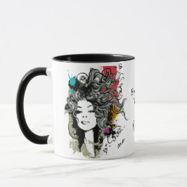 Taza Personalización con fuerte poder de la mujer