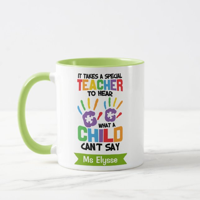 Taza Personalización de los "Mugs" de profesores de edu (Izquierda)